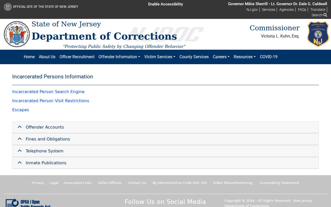 Middletown residents directory New Jersey custody search source
