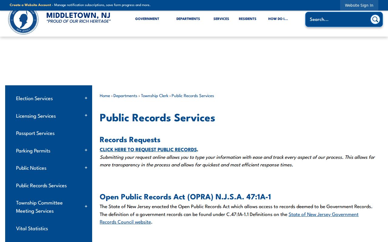 Middletown residents directory public records services source